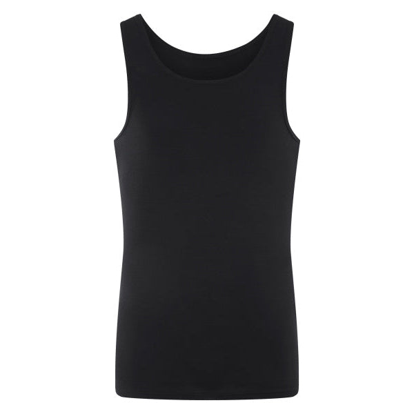Livergy Men's Cotton Tank Top Black Size 6/L